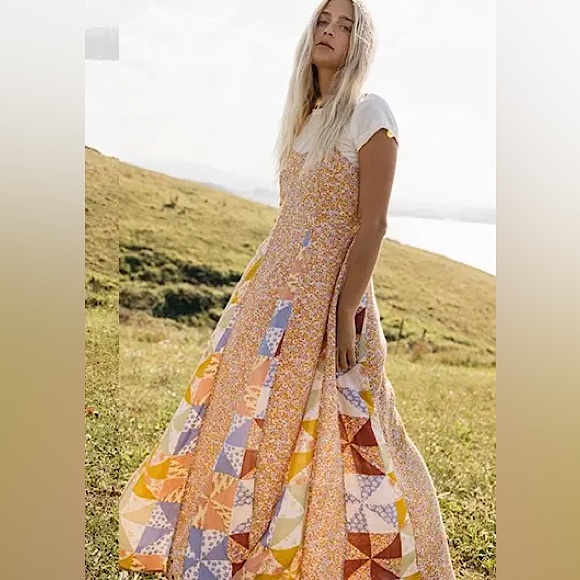 Billabong 🍂 Vintage Print Maxi Dress - Picture 4 of 13